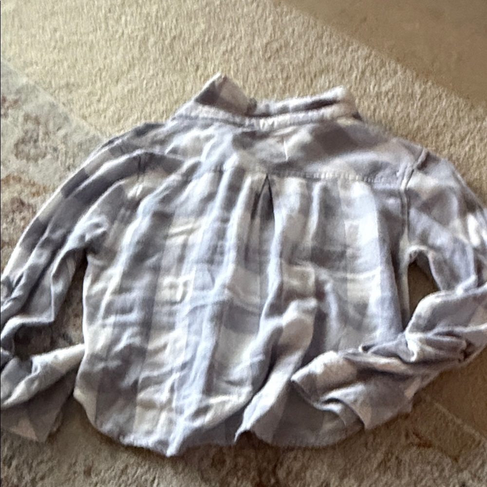 Rails Blue and White Plaid Button Down Shirt - Picture 4 of 4